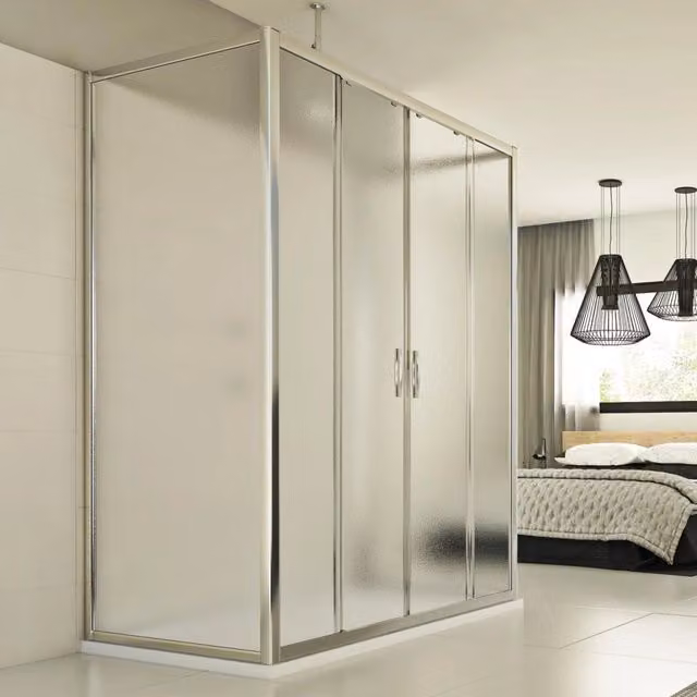 Box Doccia 3 lati 75x150x75 CM H198 stampato C mod. Young Trio 2 Ante