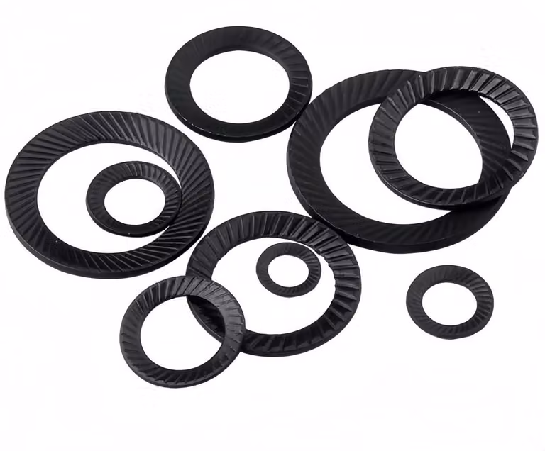 Rondelle dentate, M16 x 24 mm, confezione da 20 pezzi, per fissaggi