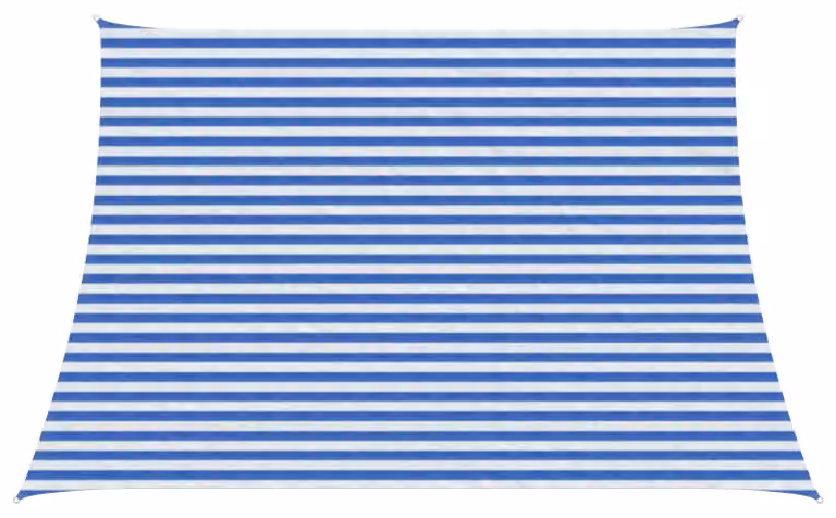 Telo Ombra Blu e Bianco 4 / 5 x 3 m HDPE