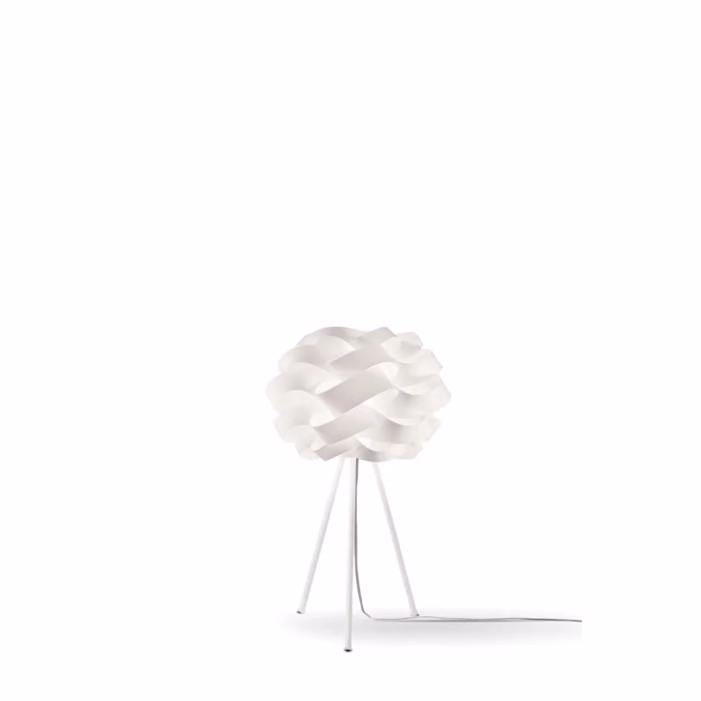 Lampada da scrivania moderna Cloud Polilux Linea Zero bianca in metallo e plastica con attacco E27 – 2