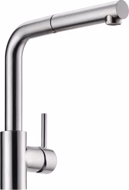 NABER 5011266 Miscelatore monocomando ARCO 2 finitura acciaio inox, bassa pressione