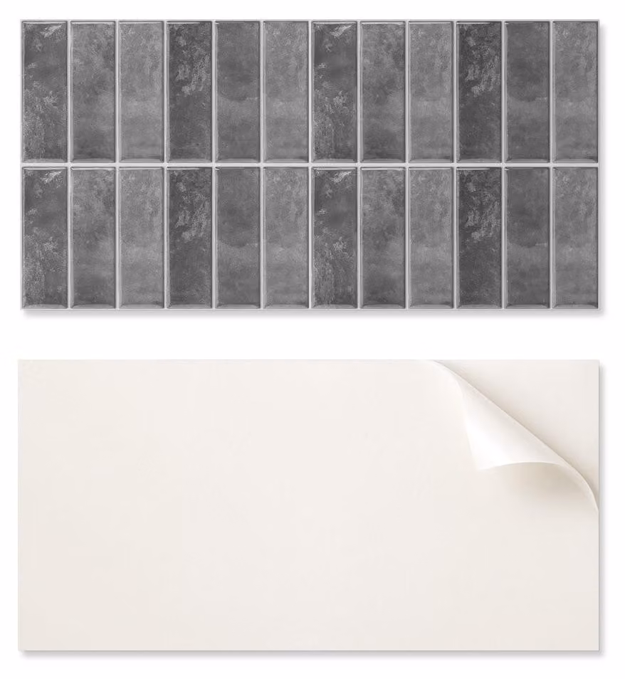 Pannello decorativo in vinile autoadesivo, dimensioni 100 x 50 cm, con motivo geometrico a piastrelle