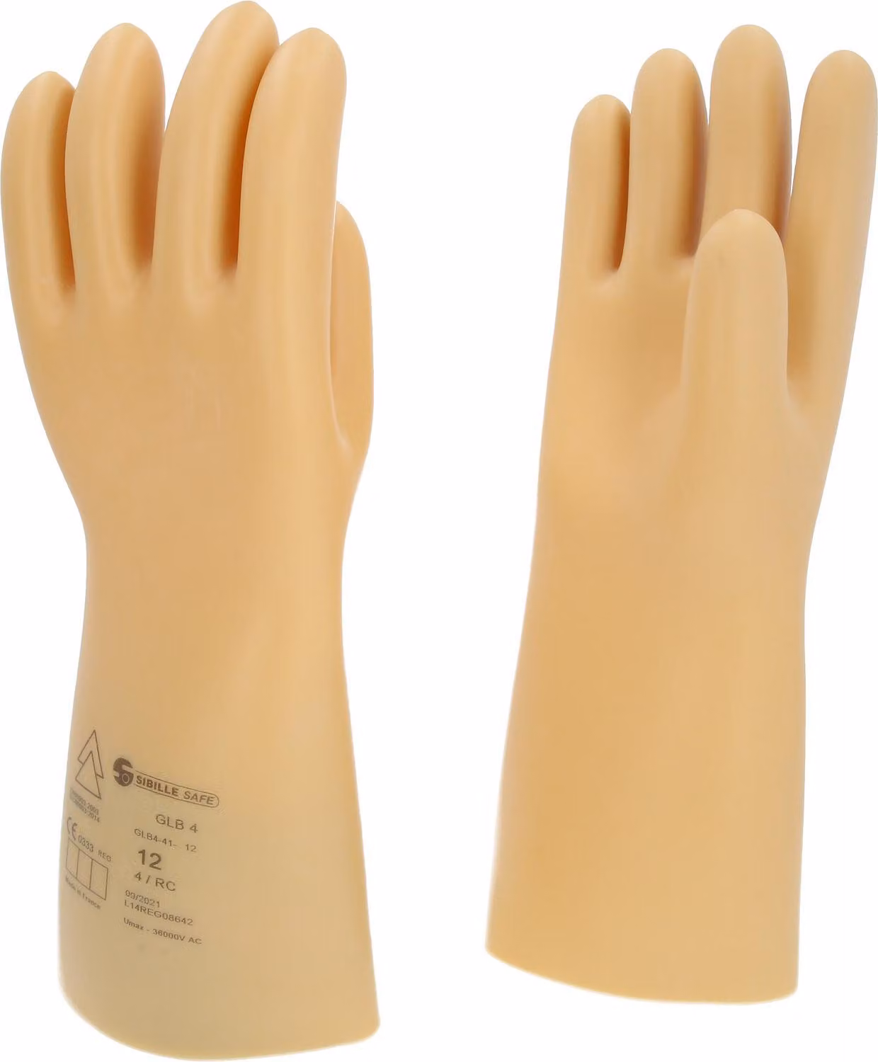 KS TOOLS Guanto di protezione per elettricisti con isolamento protettivo taglia 12 classe 4 bianco - 117.0065