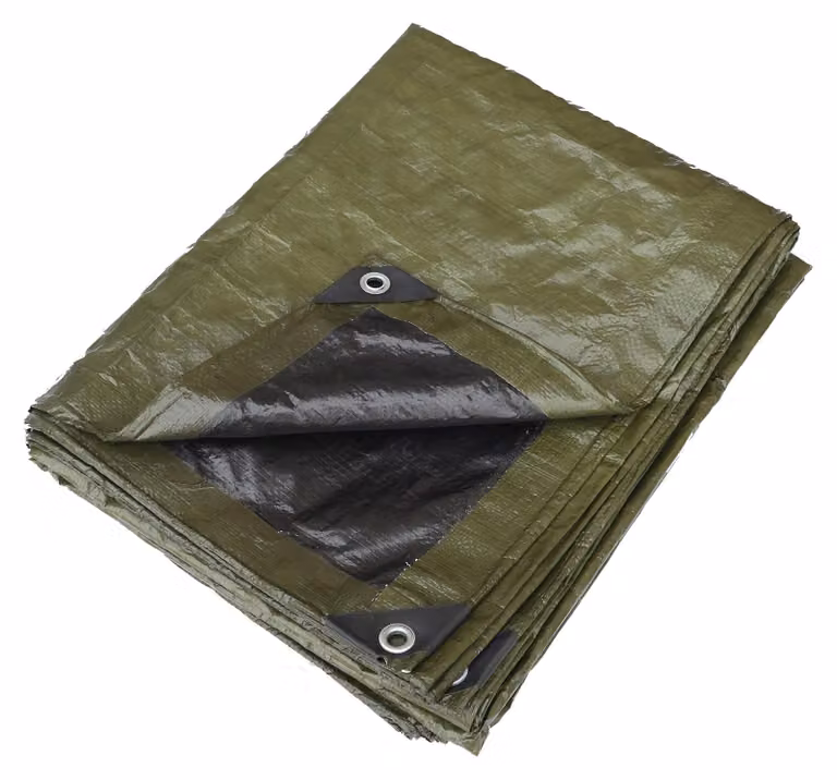 Lex Telo di copertura con rete metallica 150g/m², profi, 5 x 6 m, verde/nero