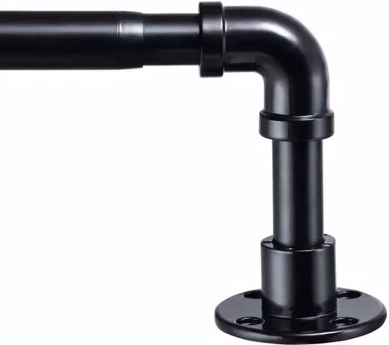 Mensola da parete regolabile - Stile industriale - 81-180 cm