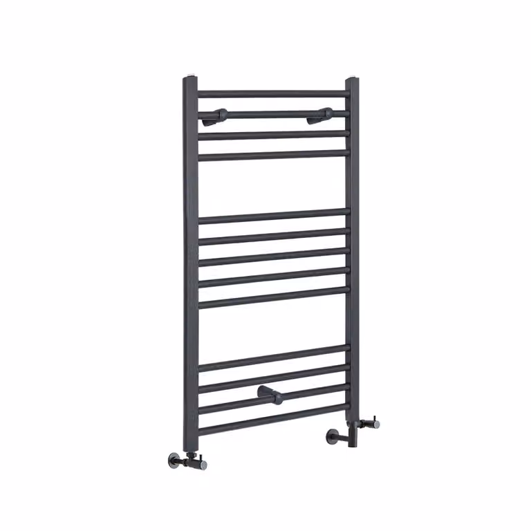 Scaldasalviette Misto Piatto - Termoarredo Bagno Antracite - 1000 x 600mm - 450W - Artle