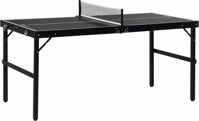 Tavolo da ping pong pieghevole ¨C Minimal ¨C 152x76x72 cm, nero