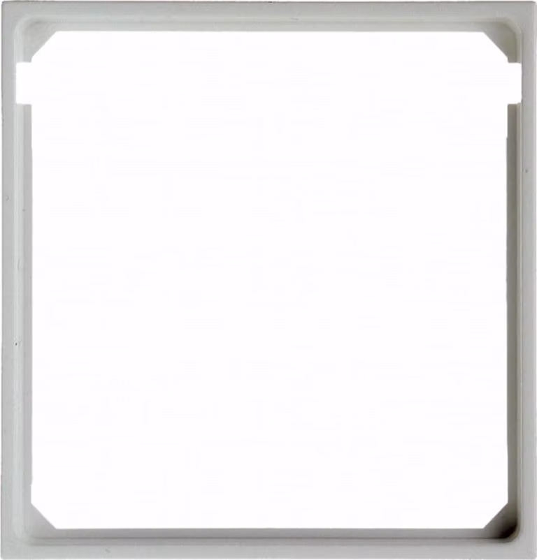 Berker 11098989 Anello intermedio per piastra centrale S1 bianco polare lucido