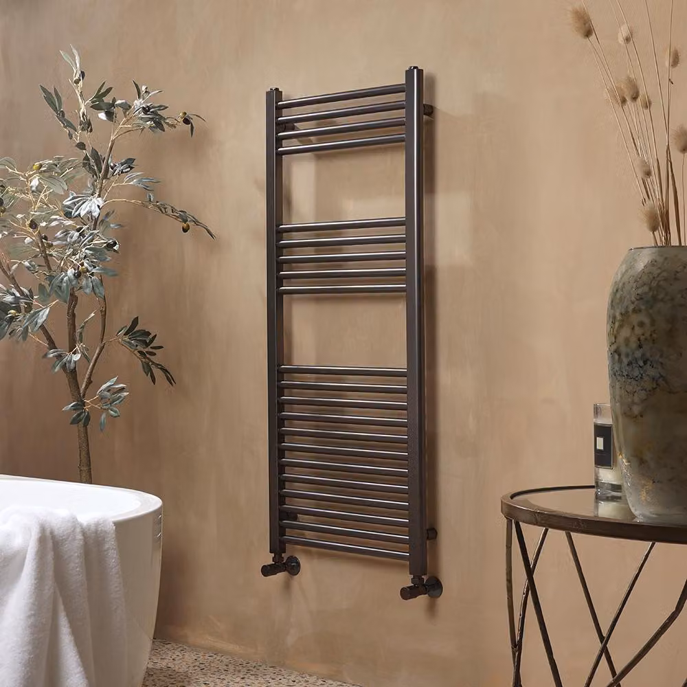Scaldasalviette - Grigio Canna Di Fucile - 1200mm x 500mm - Orelia