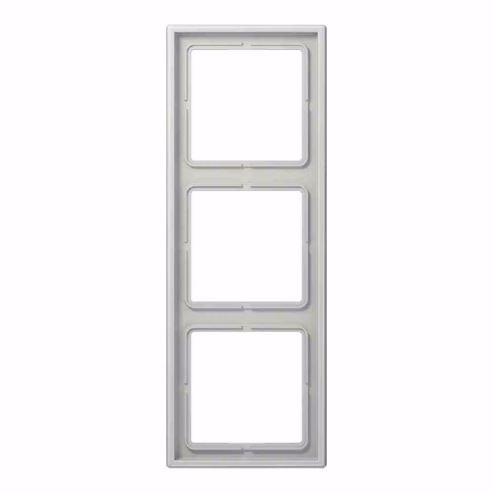 Jung frame 3-gang lgr orizzontale/verticale LS 983 LG