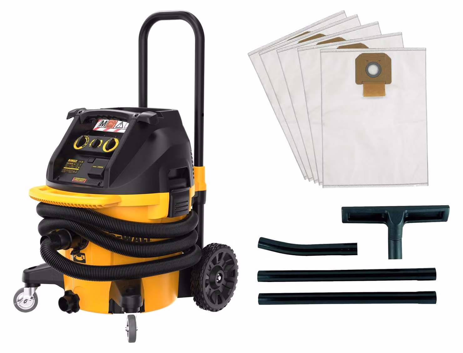 Aspiratori industriali ad umido e a secco DEWALT Classe M