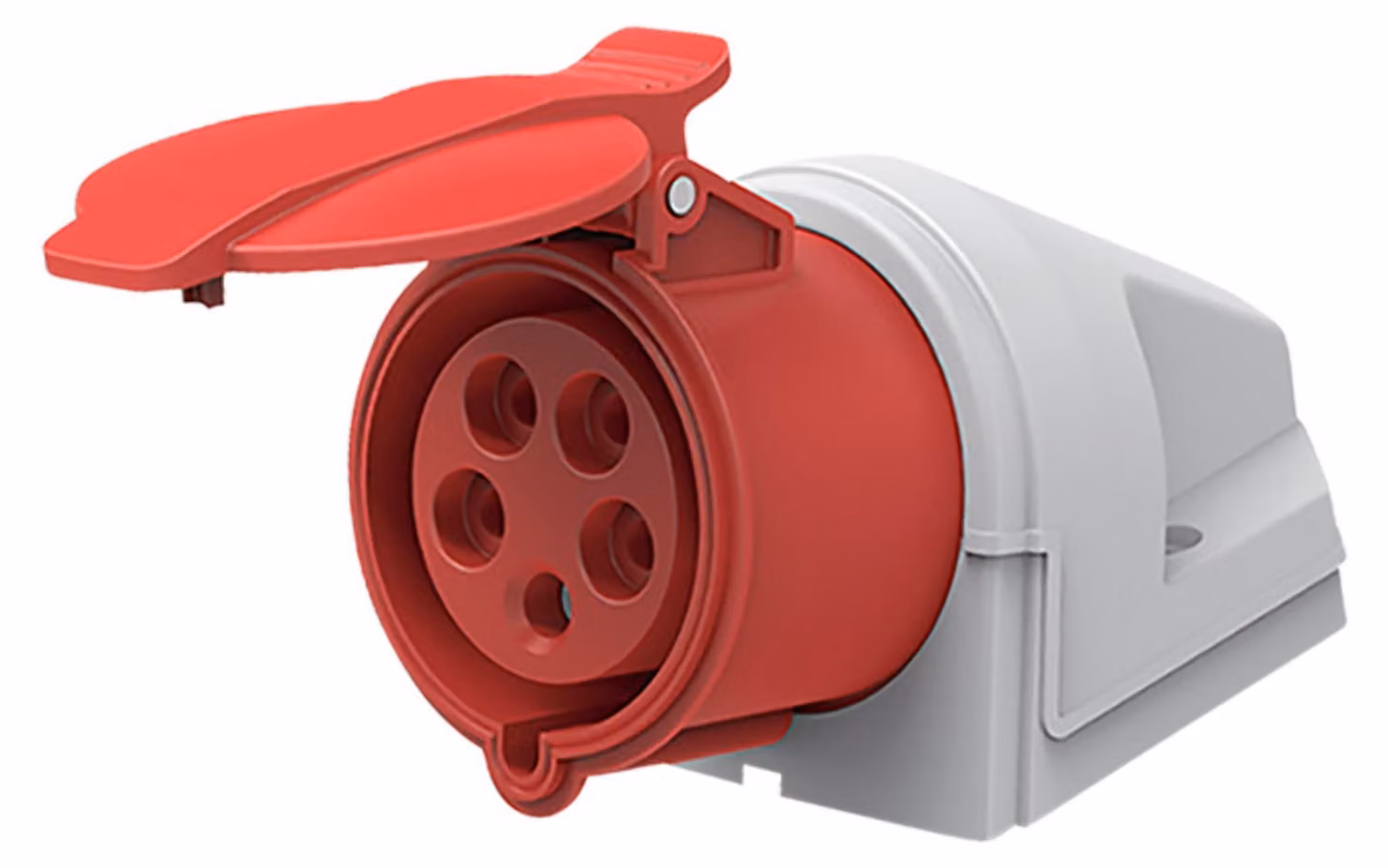 Presa a muro Solight, 5 poli, 400v/32A, IP44