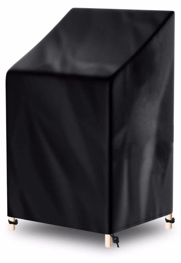 Copertura impermeabile per sedia da giardino, dimensioni 65x75x85/120 cm, realizzata in tessuto Oxford 210D, resistente allo strappo, adatta per l'uso invernale e con protezione anti-UV