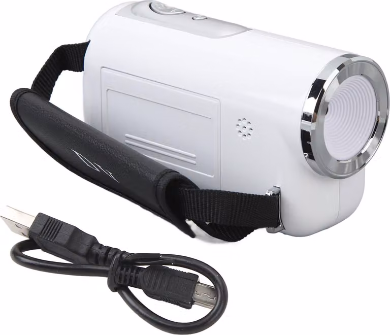 Videocamera per bambini 16MP 1080p HD 16x 2,0 pollici schermo TFT a colori Registratore digitale per Vlogging Bianco