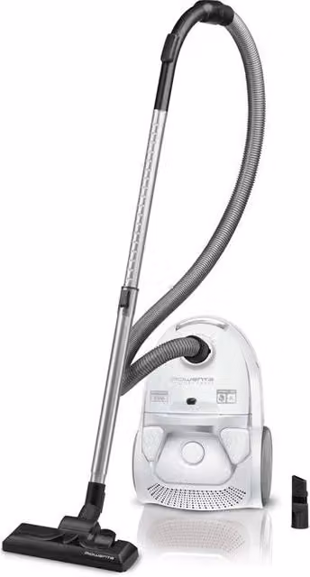 Aspirapolvere a traino con sacco Rowenta RO3927EA Compact, 750 W, capacità 3 L, colore Bianco