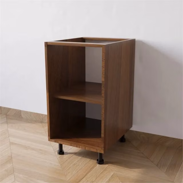 Base cucina Calandrelli in noce scuro senza ante L 40 x P 55,5 x H 72 cm