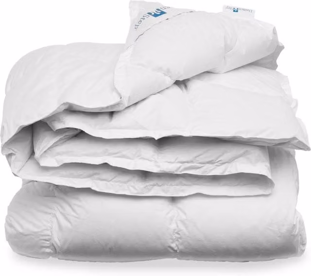 Piumino in fibra sintetica traspirante DaunenStep NeoStep 400 bianco per adulti – 1