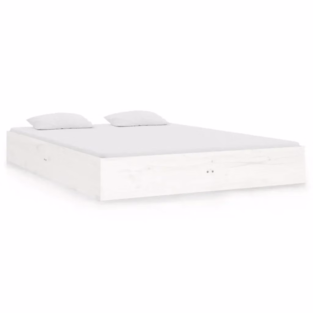 Giroletto vidaXL in legno massello di pino bianco con doghe fisse L: 137,5 cm, P: 193 cm, H: 23 cm – 2
