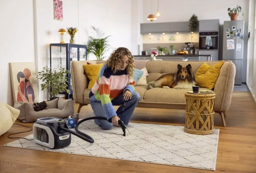 Karcher Lavatappeti SE 3 Compact Bianco per Tessuti e Moquette – 2