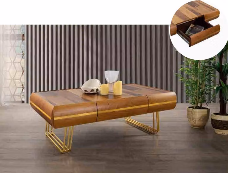 Tisch Holz Esszimmer Möbel Tische Couchtisch Wohnzimmer Design italienisches