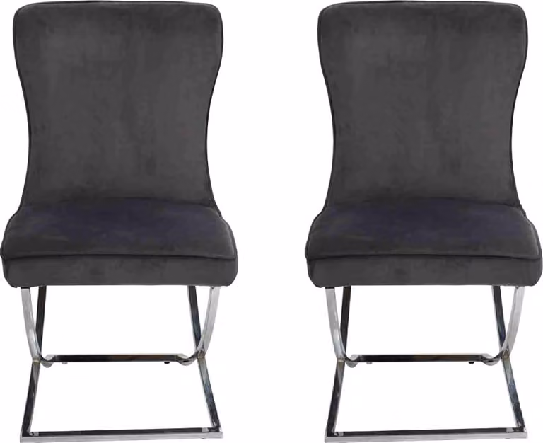 Designer 2x Stühle Luxus Chesterfield Polster Stühle Sessel Wohn Ess Zimmer