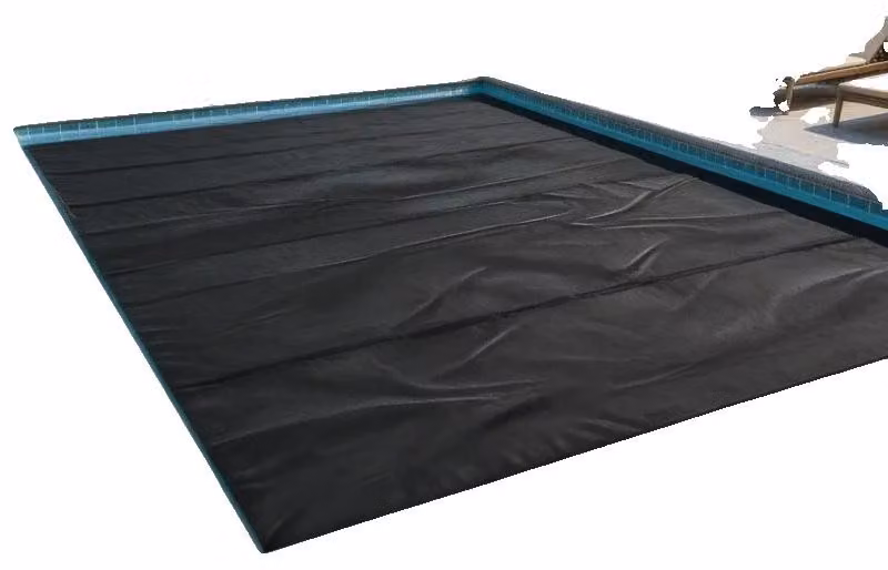 Copertura solare per piscine, con capacità di accumulo termico, resistente alla polvere, di colore nero