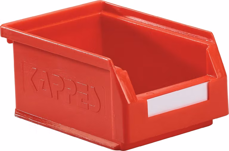 Contenitore aperto L160xL105xH75mm PE rosso