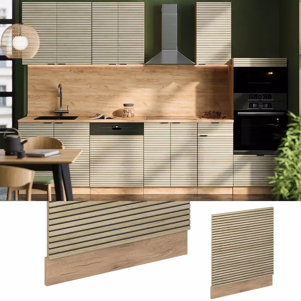 Pannello frontale Fame-Line Vicco in Rovere dorato, Larghezza: 45 cm – 2
