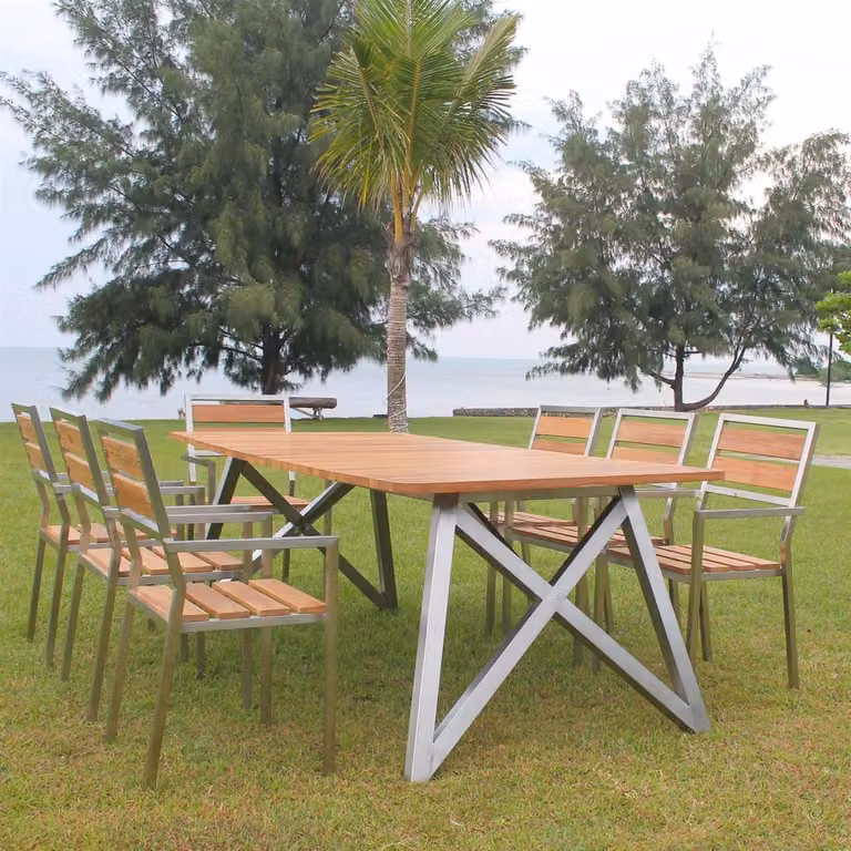 Esstisch Benedetto (Edelstahl) 140 x 80 x 76 cm