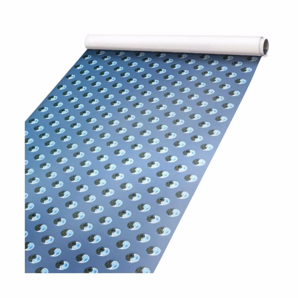 Pellicola adesiva in PVC Signorbit con finitura opaca e motivo a sfere blu, L: 100 cm, P: 500 cm – 2