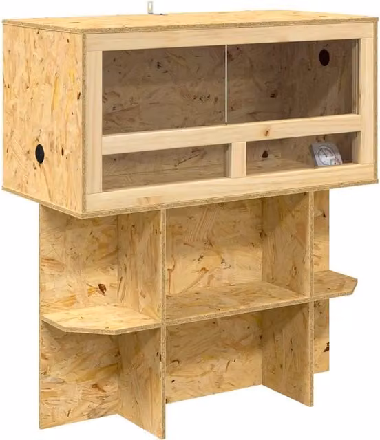Terrario Marrone 80 x 40 x 90 cm OSB CFW5195838