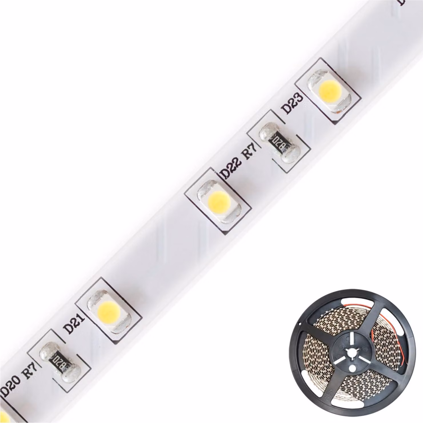 Striscia LED 5m 3000K 24V/DC IP54 - Nastro leggero / tubo / nastro SB5424302802