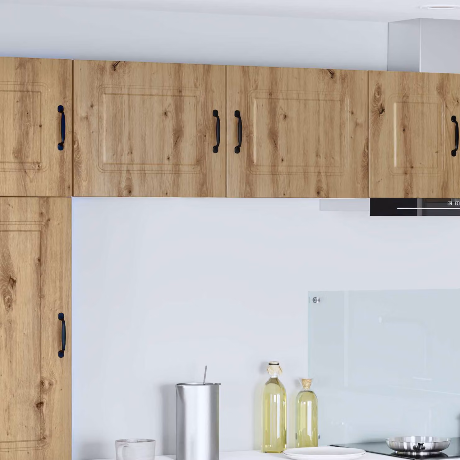 vidaXL Pannello per lavastoviglie Kalmar 2 pezzi Rovere, Marrone