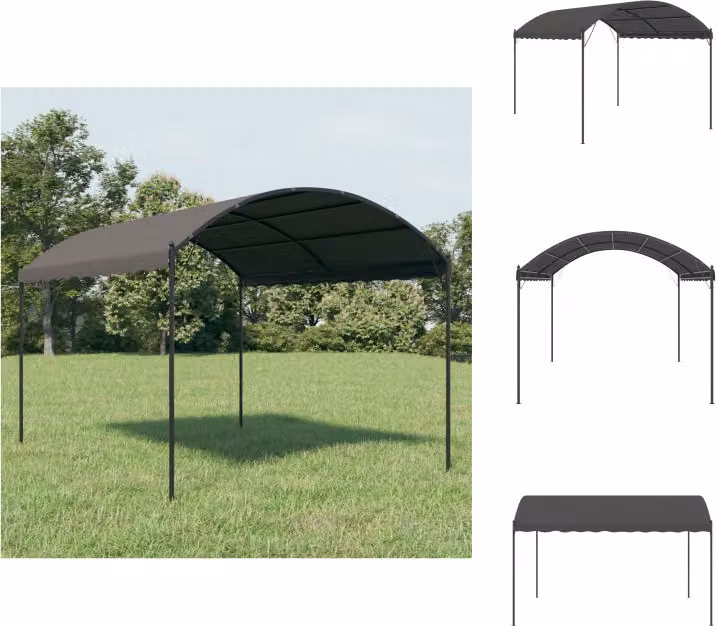 vidaXL Padiglione 3x4 m antracite - Padiglioni e tende per feste