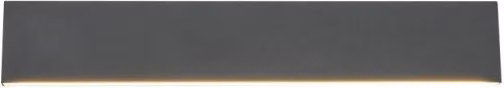 Applique LED Concha Trio Leuchten in metallo grigio con doppia emissione up/down per parete