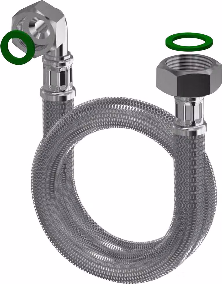 KWC AR Schlauch, G3/4xG1/2, 1000mm, DN10,  L-Form, 2000105648