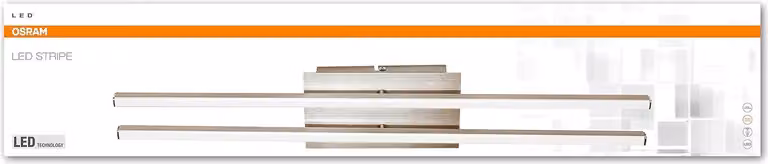 Osram 2 spot LED plafoniera Lampada da soffitto Spot spot luce aste