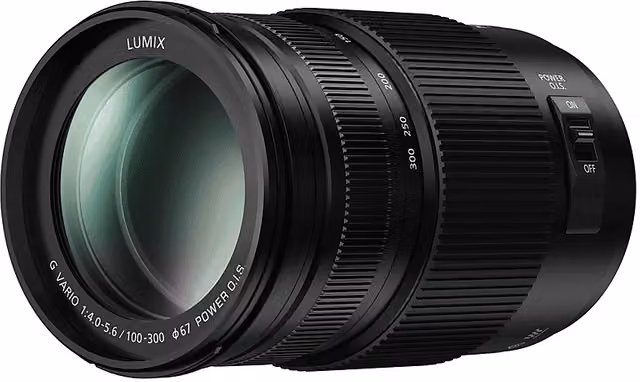 Obiettivo Panasonic H-FSA100300E Zoom Standard Nero per Micro Four Thirds