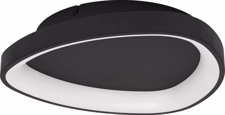 Lampada da parete/soffitto LORETELLO Illuminazione - H7,5 x Ø35 cm - nero - 12W incl. - IP20