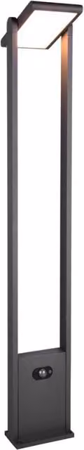 Paletto solare LED MALAWI Trio antracite 101 cm IP65
