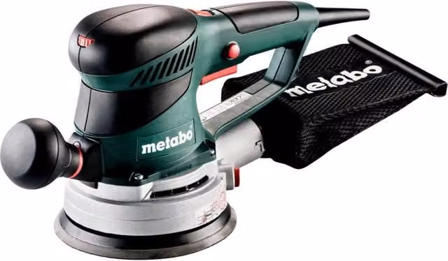 Levigatrice roto orbitale Makita verde con disco da 150 mm e potenza di 350 W