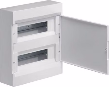 Piccolo distributore cosmos APV 2x12M IP40 con porta Hager VD212PP
