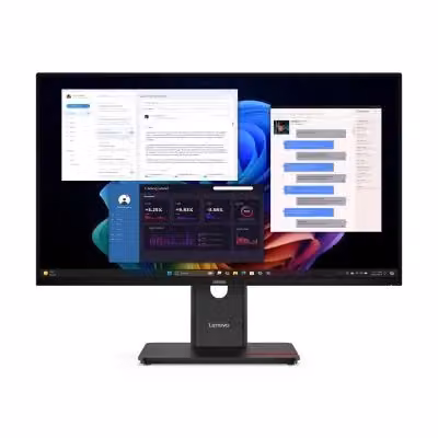 Monitor Lenovo ThinkVision T27UD-40 da 27 pollici 4K UHD IPS Nero con USB-C, HDMI, DisplayPort ed Ethernet/LAN – 2