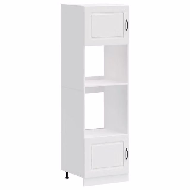 Pensile da cucina | Armadi Forno 2 pz Kalmar Bianchi in Legno Multistrato
