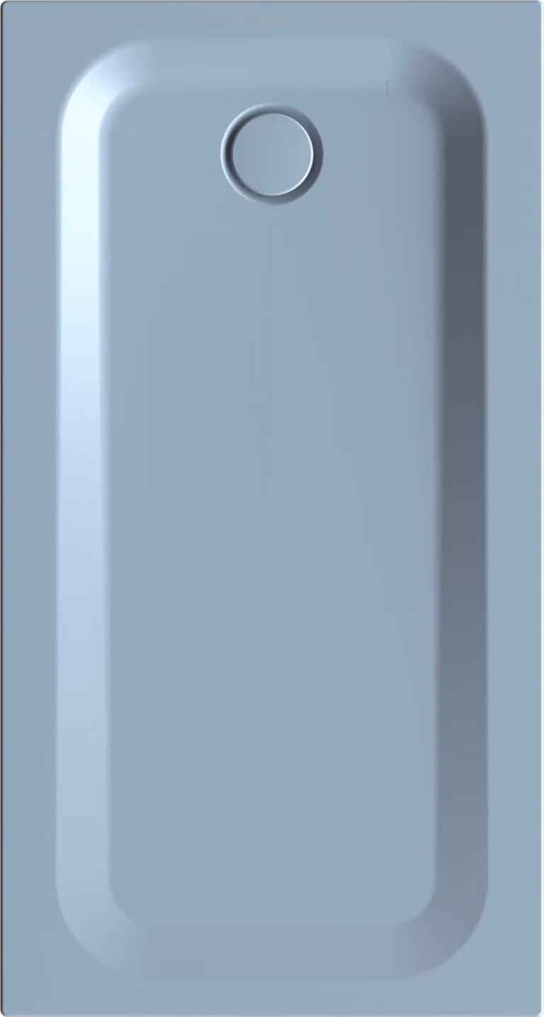 Receveur de douche rectangulaire BetteUltra avec support de baignoire minimum, 1400x750x35mm, 5814-418T1, 5814-418T1