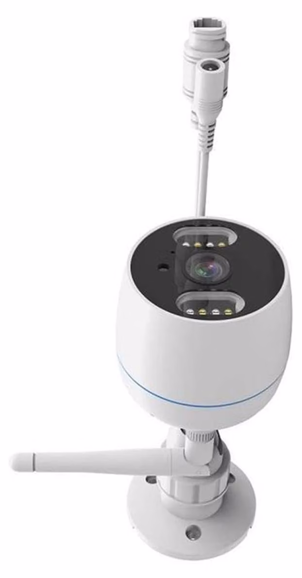 Telecamera esterna WatioWave, risoluzione 1080p, 2 megapixel, visione notturna a colori, ideale per la videosorveglianza