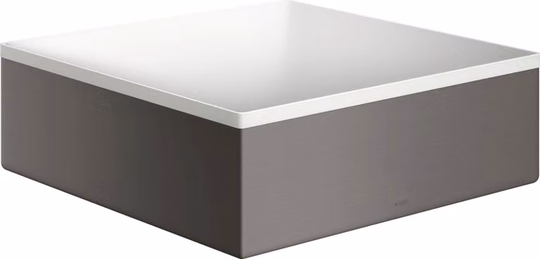 hansgrohe AXOR Suite lavabo à poser, rectangulaire, 285x285mm, avec cadre métal, sans trop-plein, SOLIDSurface, 42002340, 42002340
