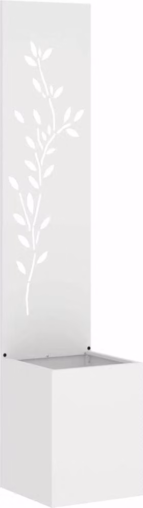 Schermo per privacy in giardino Bianco 32 x 32 x 150 cm