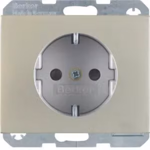Berker 41357004 Presa SCHUKO in acciaio inossidabile Berker K.5