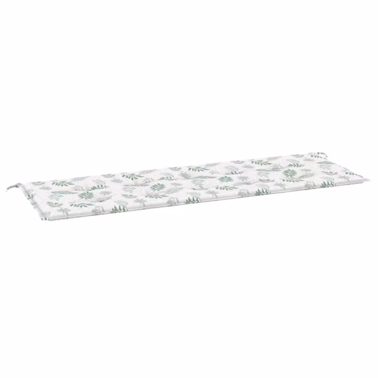 Cuscino per Panca a Foglie 150x50x3 cm in Tessuto Oxford